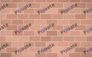 Coral Washed Brick III — light orange brick wall background, variation III