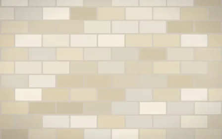 Cream Limewash — light beige brick wall background