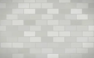 Dove Painted Brick — light grey brick wall background