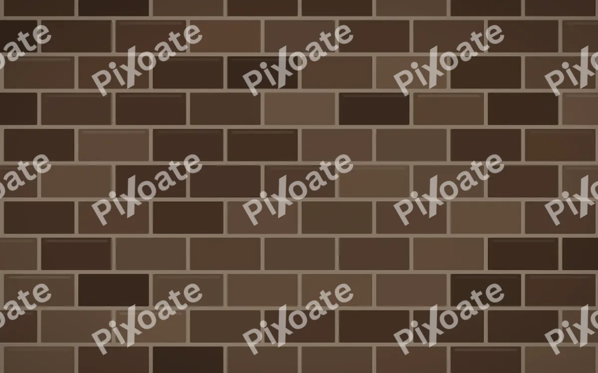Espresso Brick — dark brown and orange brick wall background