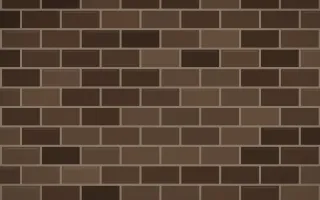 Espresso Brick — dark brown and orange brick wall background