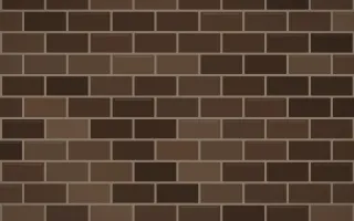 Espresso Brick III — dark brown and orange brick wall background, variation III