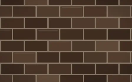 Espresso Brick Loft — dark brown and orange brick wall background