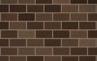 Espresso Brick Loft II — dark brown and orange brick wall background, variation II