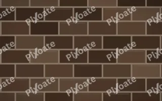 Espresso Brick Loft II — dark brown and orange brick wall background, variation II