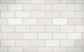 Gallery White Brick Loft II — light white and grey brick wall background, variation II