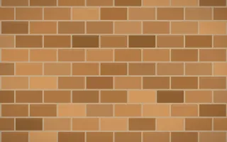 Golden Hour Brick — colourful orange brick wall background