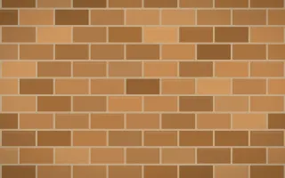 Golden Hour Brick II — colourful orange brick wall background, variation II