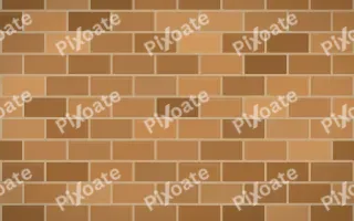 Golden Hour Brick II — colourful orange brick wall background, variation II