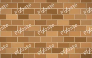 Golden Hour Brick III — colourful orange brick wall background, variation III
