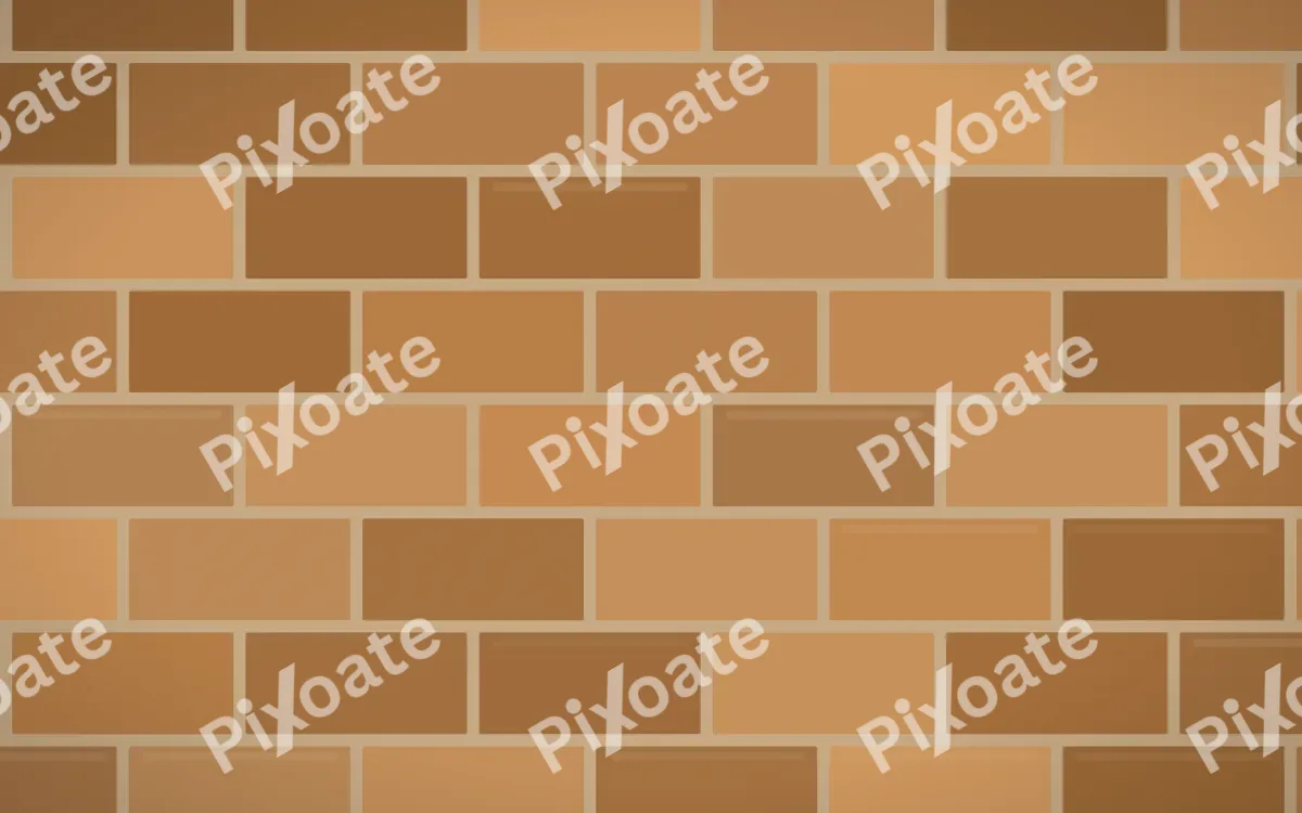 Golden Hour Brick Loft — colourful orange brick wall background