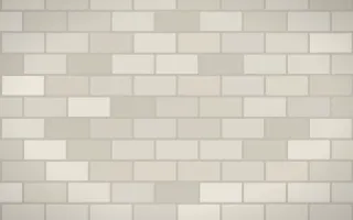 Greige Brick II — light beige brick wall background, variation II