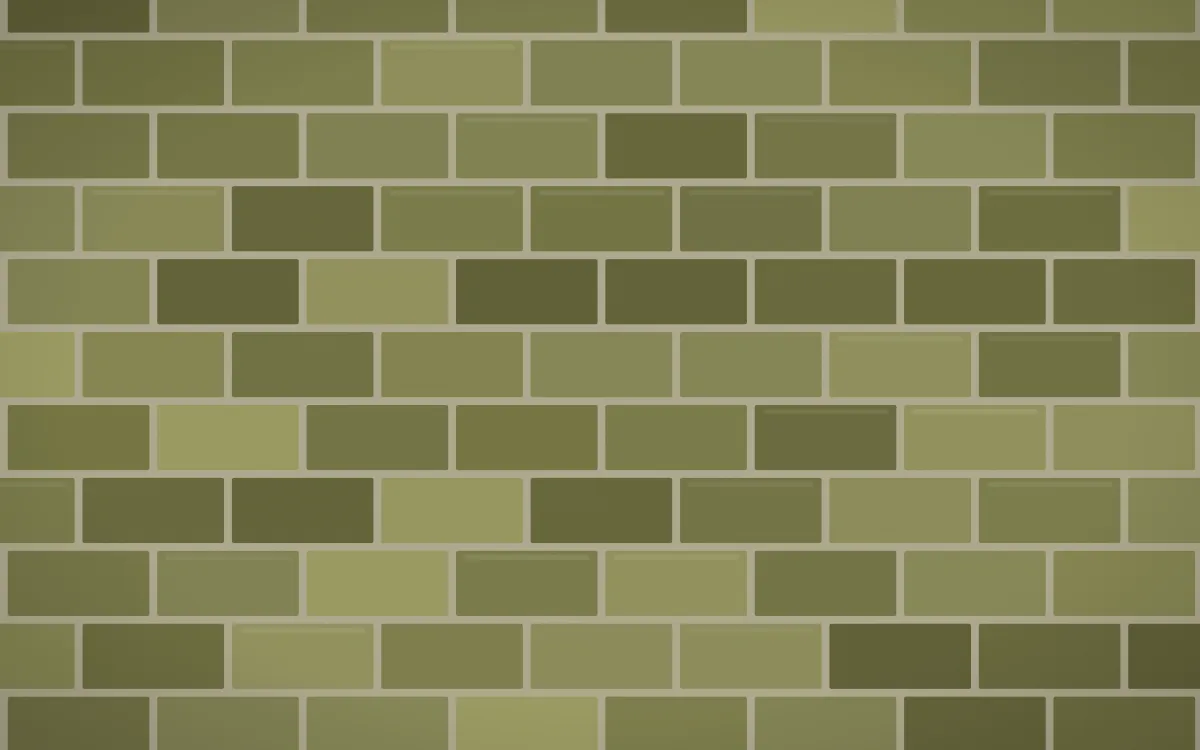 Hanoi Moss Brick — colourful yellow brick wall background