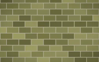 Hanoi Moss Brick — colourful yellow brick wall background