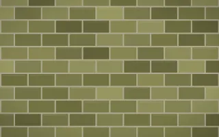 Hanoi Moss Brick II — colourful yellow brick wall background, variation II