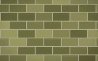 Hanoi Moss Brick Loft II — colourful yellow brick wall background, variation II