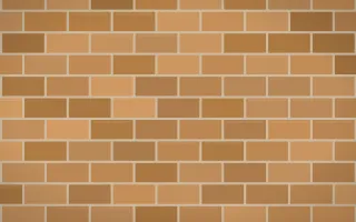 Honey Clay Brick — colourful orange brick wall background