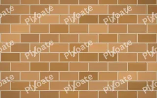 Honey Clay Brick II — colourful orange brick wall background, variation II