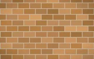 Honey Clay Brick III — colourful orange brick wall background, variation III