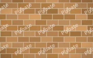 Honey Clay Brick III — colourful orange brick wall background, variation III