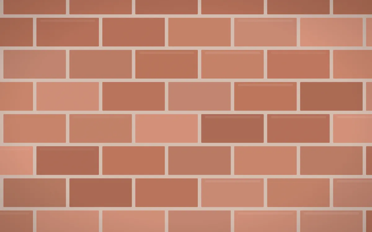 Jaipur Pink Brick Loft — light orange and beige brick wall background