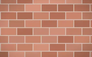 Jaipur Pink Brick Loft II — light orange and beige brick wall background, variation II