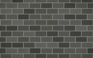 Kyoto Smoke Brick II — dark grey brick wall background, variation II