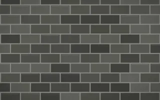 Kyoto Smoke Brick III — dark grey brick wall background, variation III