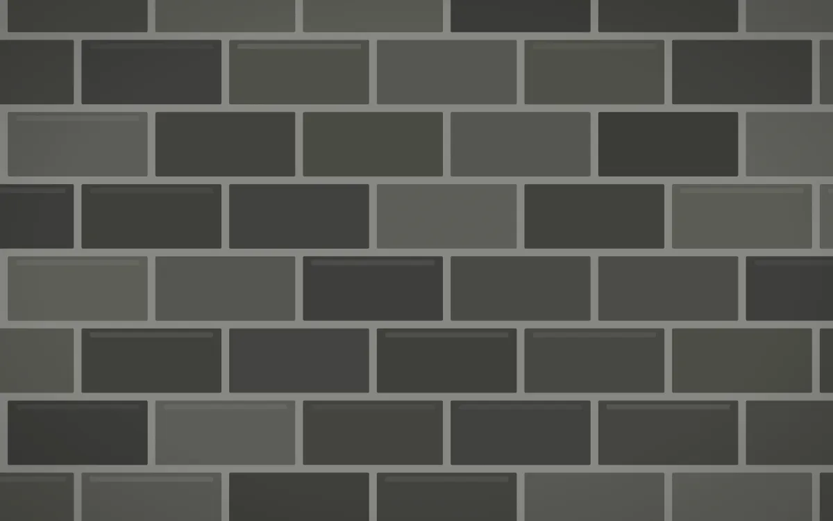Kyoto Smoke Brick Loft — dark grey brick wall background