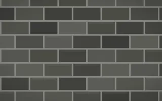 Kyoto Smoke Brick Loft II — dark grey brick wall background, variation II