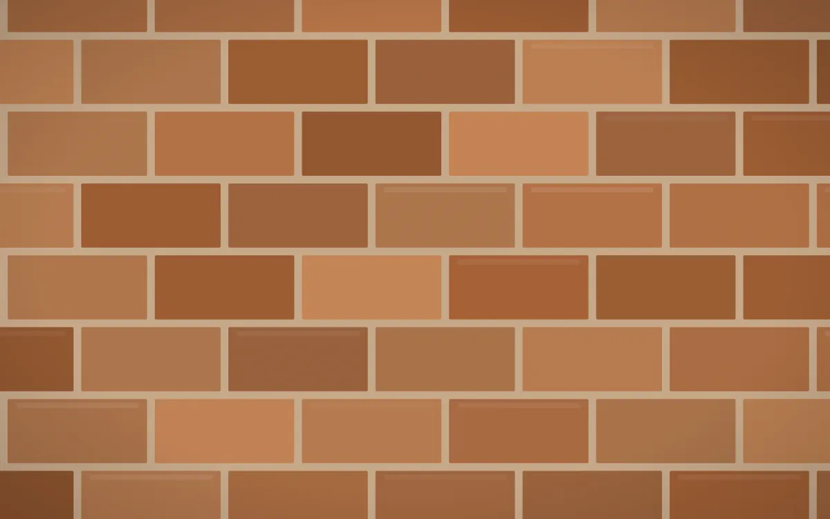 Marrakech Brick Loft — colourful orange brick wall background