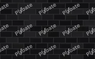 Matte Black Brick — dark black and grey brick wall background