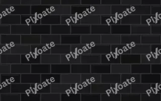 Matte Black Brick II — dark black and grey brick wall background, variation II