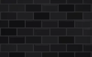 Matte Black Brick Loft — dark black and grey brick wall background