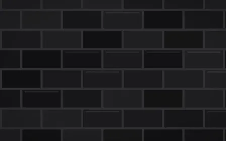 Matte Black Brick Loft — dark black and grey brick wall background