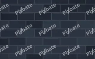Midnight Blue Brick II — dark blue brick wall background, variation II
