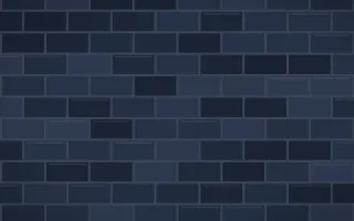 Navy Painted Brick II — dark blue brick wall background, variation II