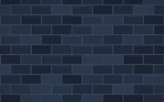 Navy Painted Brick III — dark blue brick wall background, variation III