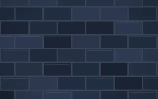 Navy Painted Brick Loft II — dark blue brick wall background, variation II