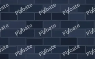 Navy Painted Brick Loft II — dark blue brick wall background, variation II