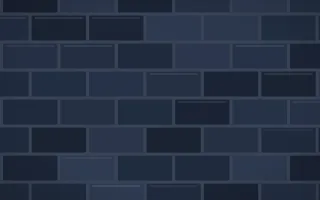 Navy Painted Brick Loft III — dark blue brick wall background, variation III