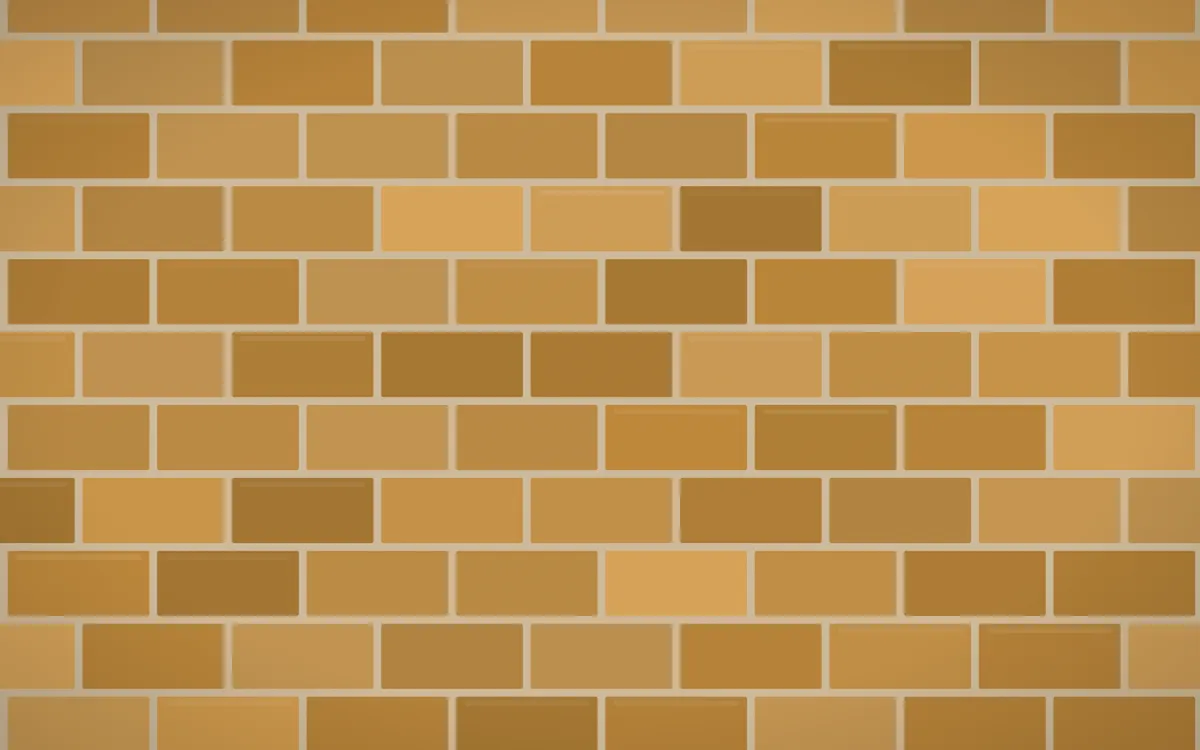 Porto Sun Brick — colourful orange brick wall background