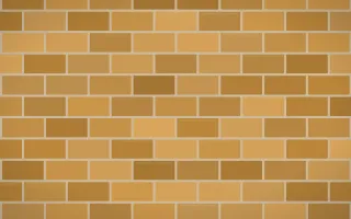 Porto Sun Brick III — colourful orange brick wall background, variation III