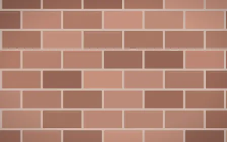 Rose Clay Brick Loft — light orange and beige brick wall background