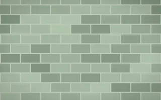 Sage Painted Brick II — light green brick wall background, variation II