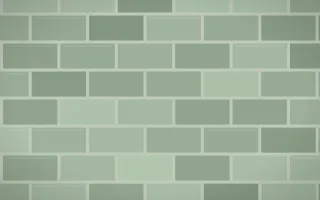 Sage Painted Brick Loft III — light green brick wall background, variation III