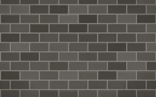 Smoke Brick II — dark grey brick wall background, variation II