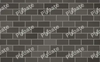 Smoke Brick III — dark grey brick wall background, variation III