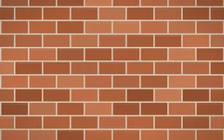 Terracotta Wall — colourful orange and beige brick wall background