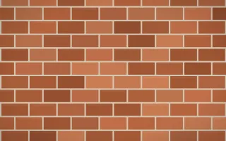 Terracotta Wall II — colourful orange and beige brick wall background, variation II